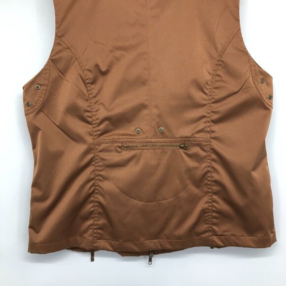 Onyx Copper Bronze Full Zip up Vest size L - Picture 12 of 16